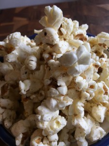 Brown Butter and Garlic Popcorn