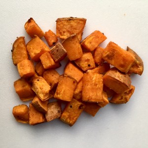Sweet & Spicy Roasted Sweet Potatoes 